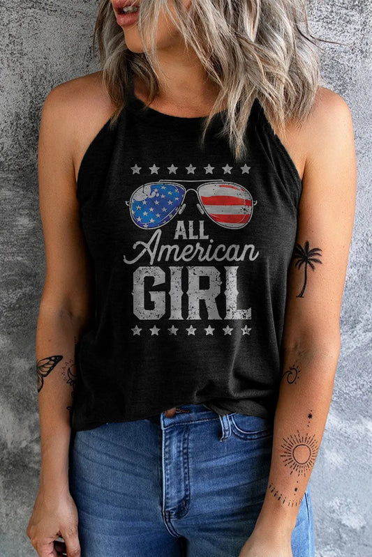 All American Girl Graphic Tank